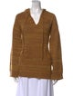 Madeleine Thompson Wool V-Neck Sweater