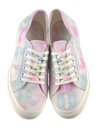 Marco De Vincenzo x Superga Canvas Tie-Dye Print Sneakers