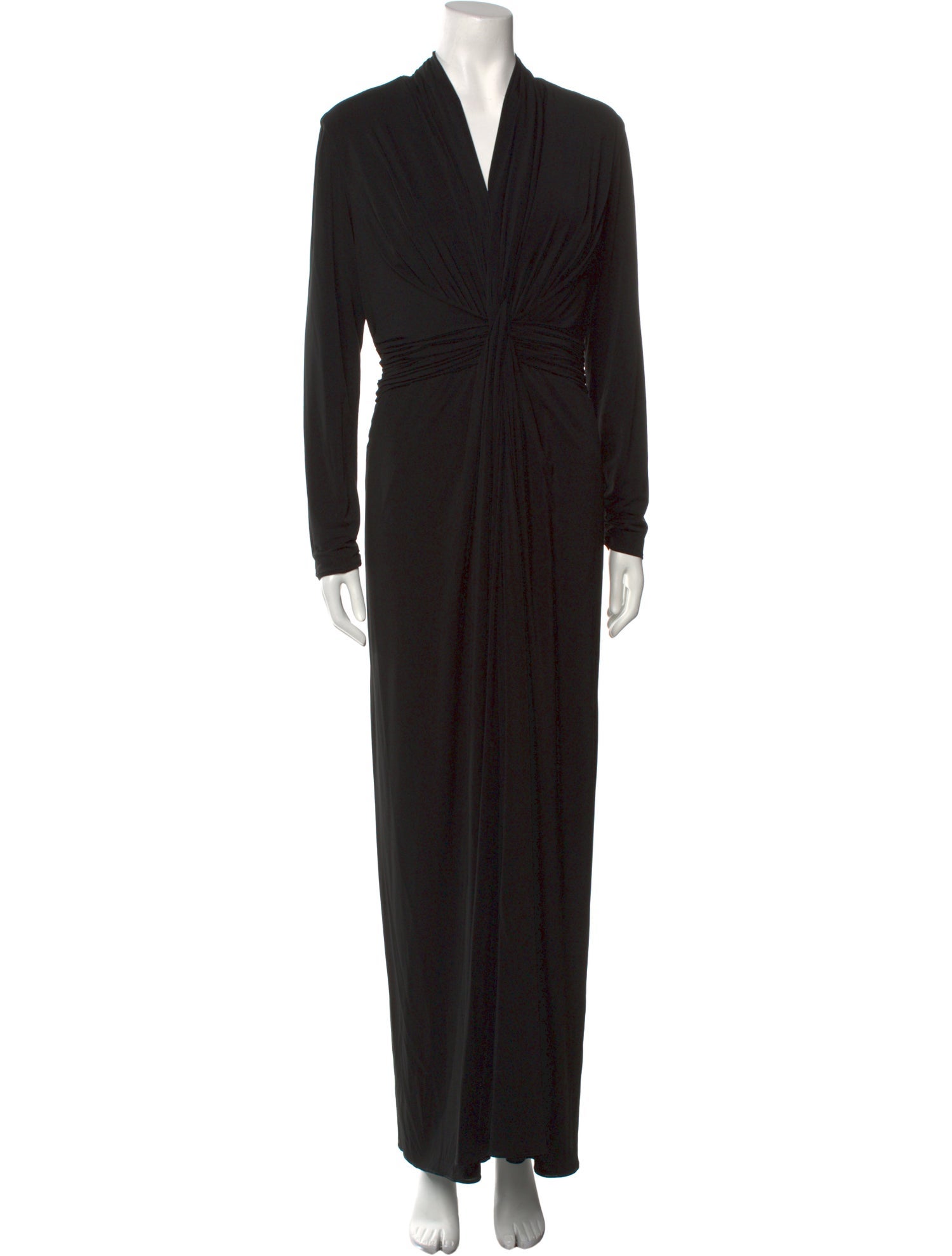 Melinda Eng V-Neck Long Dress