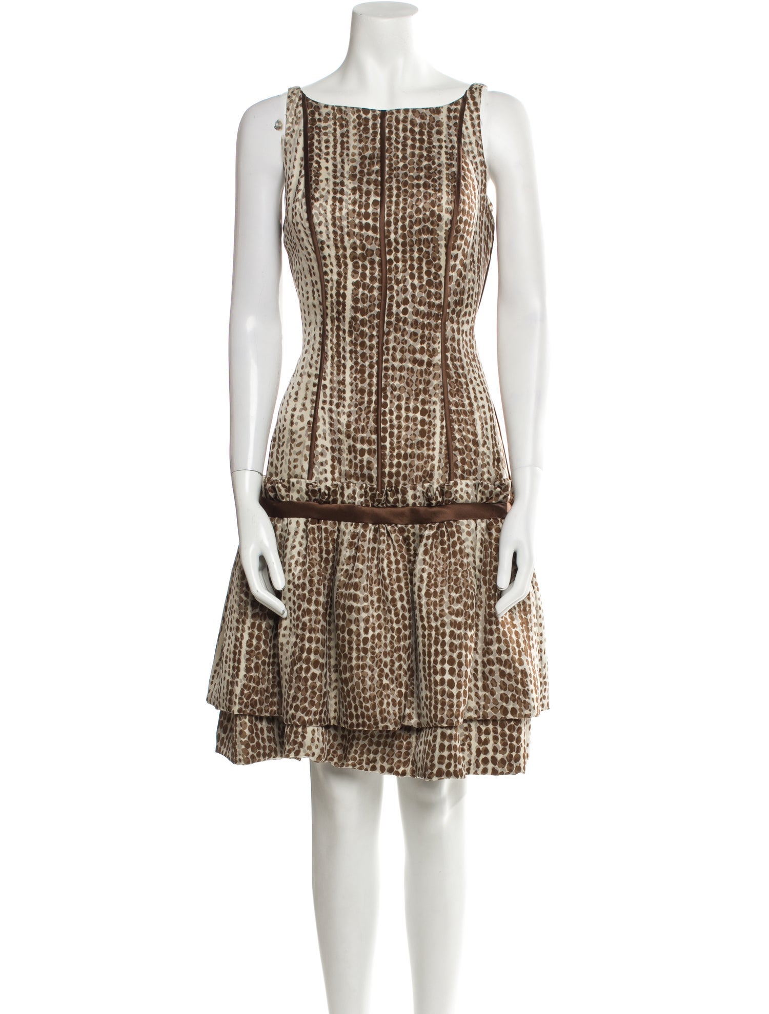 Melinda Eng Silk Knee-Length Dress