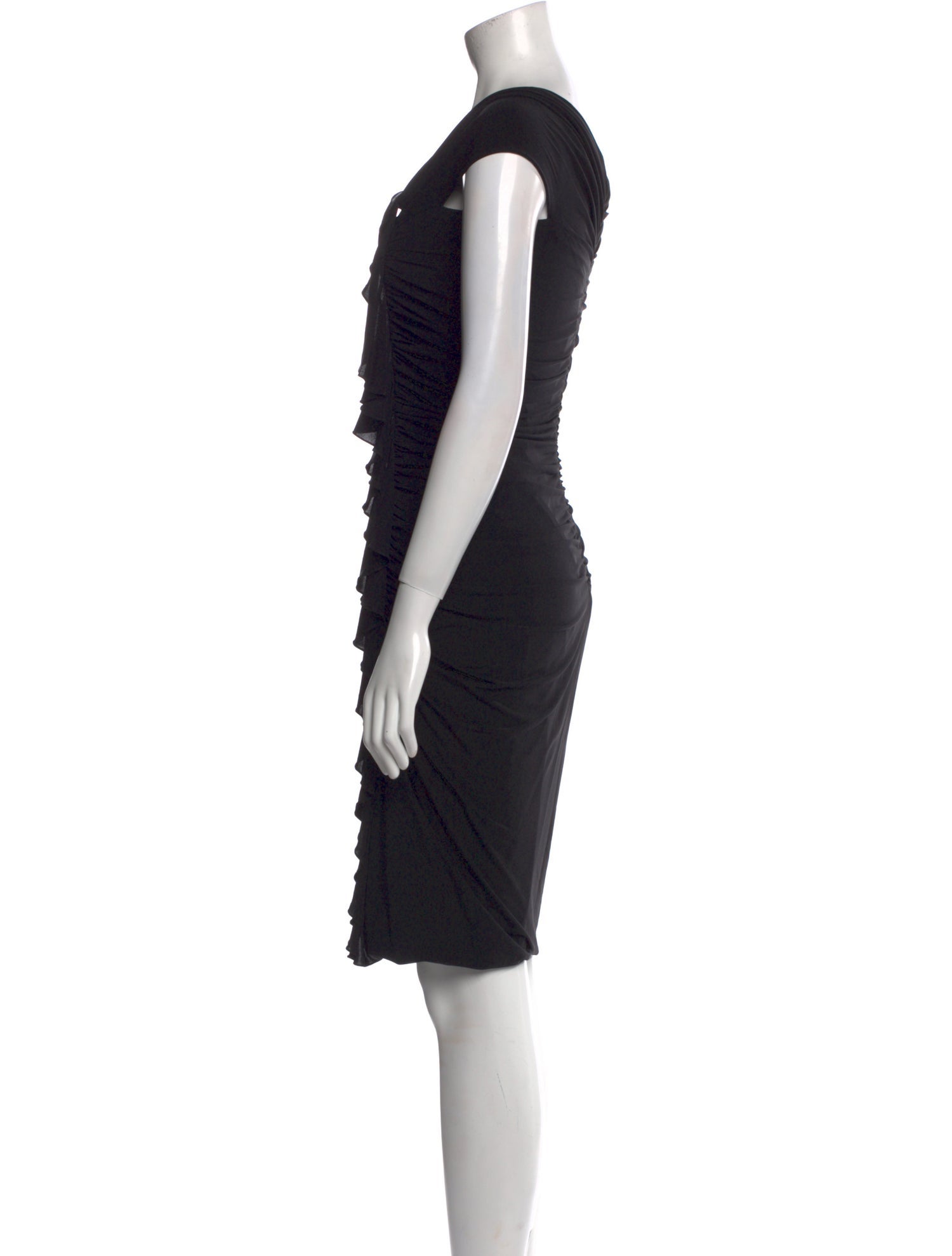 Melinda Eng One-Shoulder Knee-Length Dress