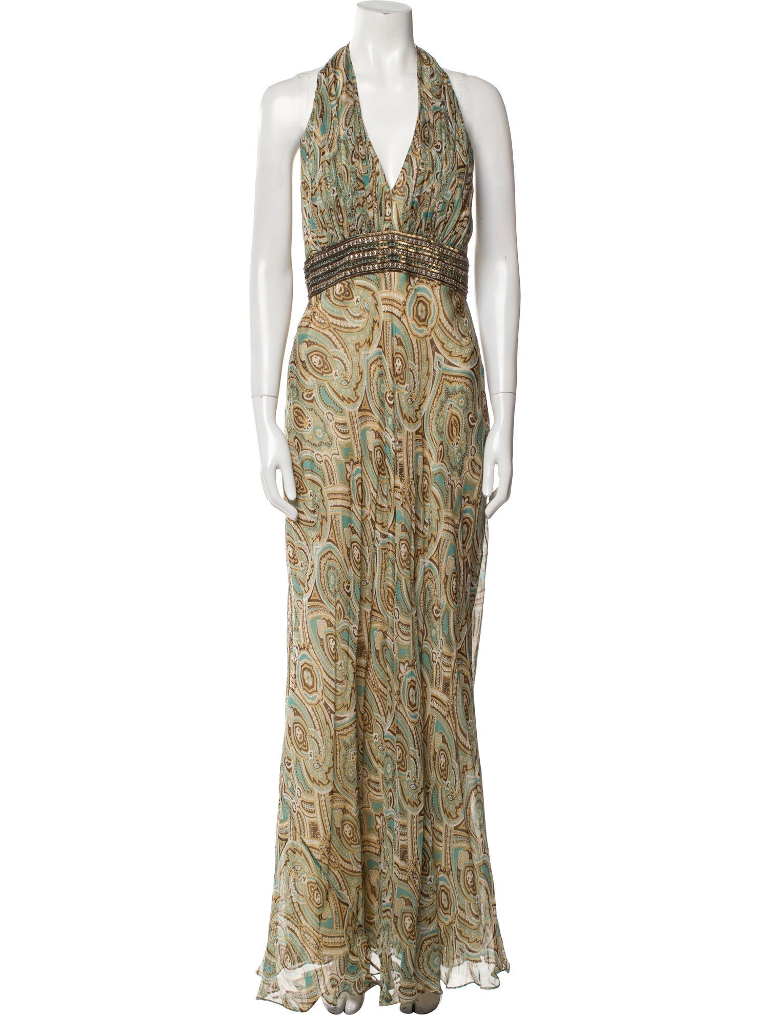 Melinda Eng Silk Long Dress
