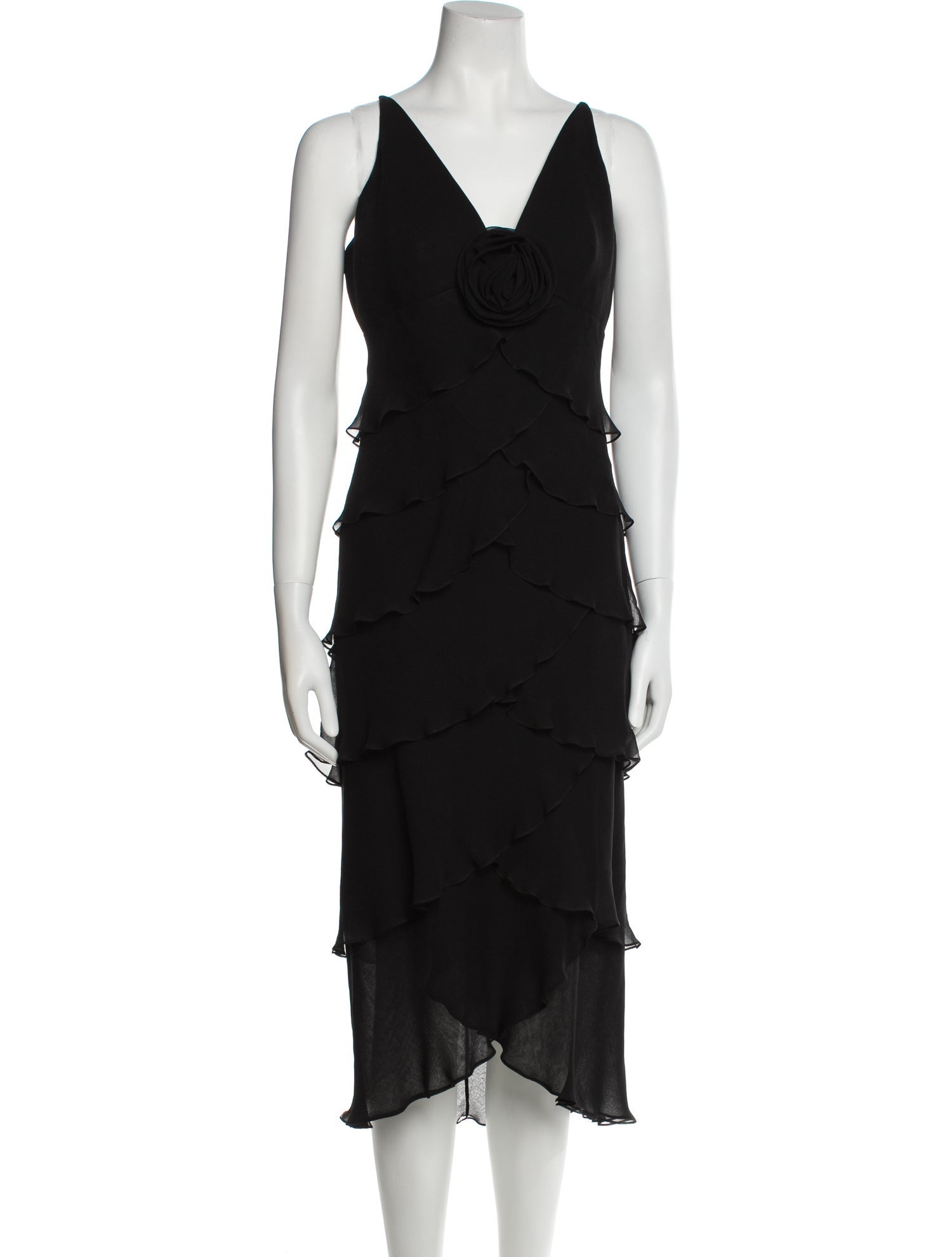 Melinda Eng Silk Long Dress