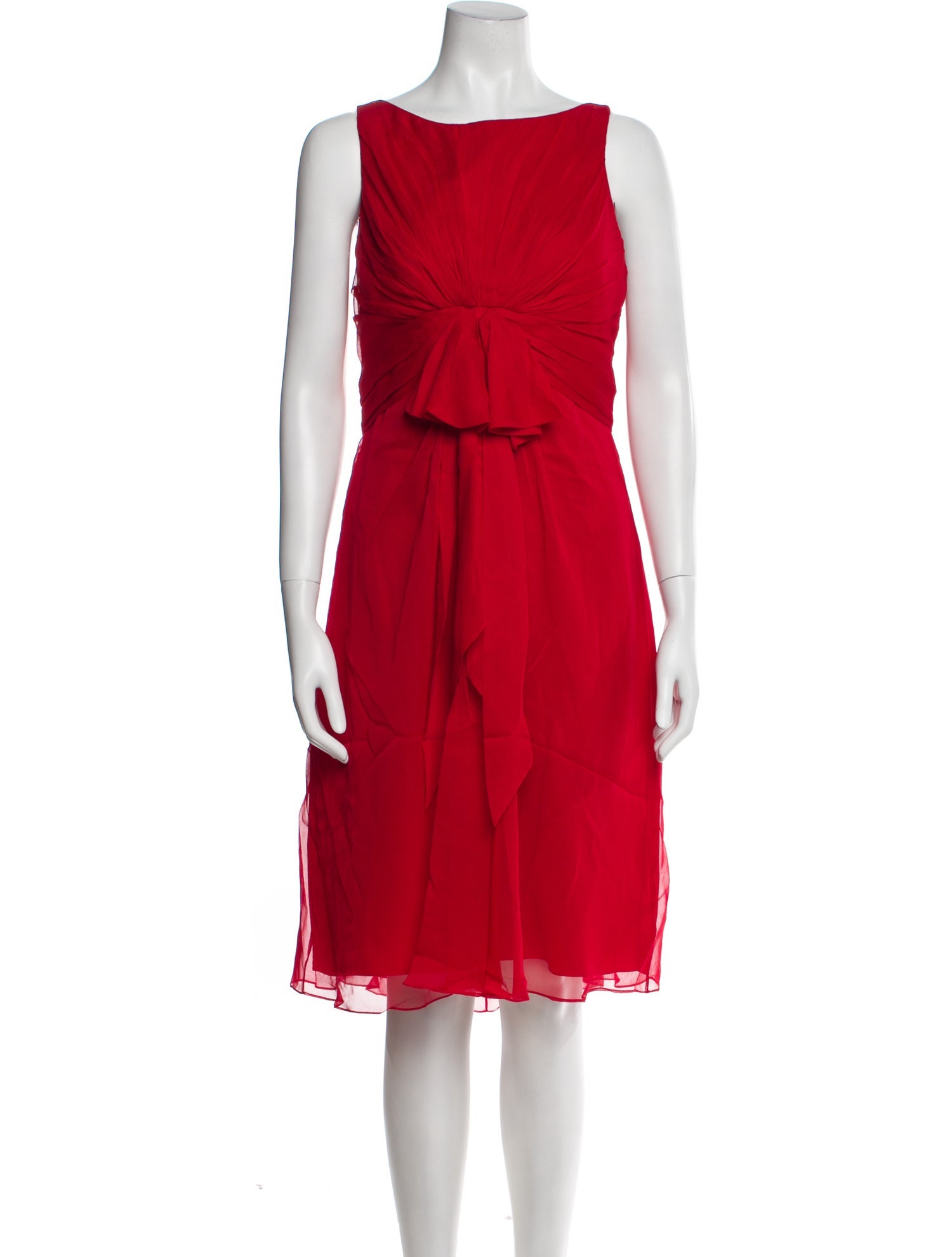 Melinda Eng Silk Knee-Length Dress w/ Tags