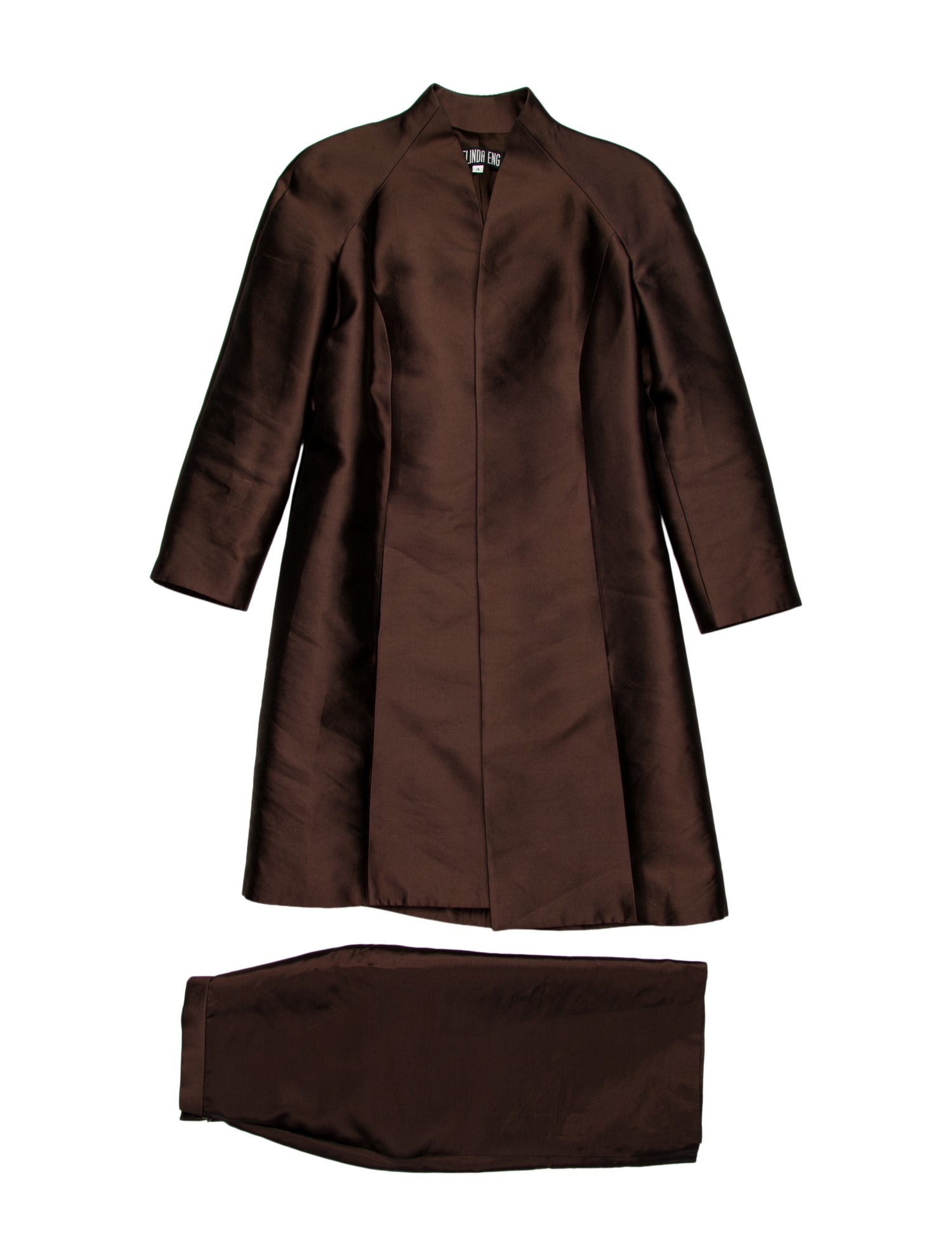 Melinda Eng Silk Skirt Suit