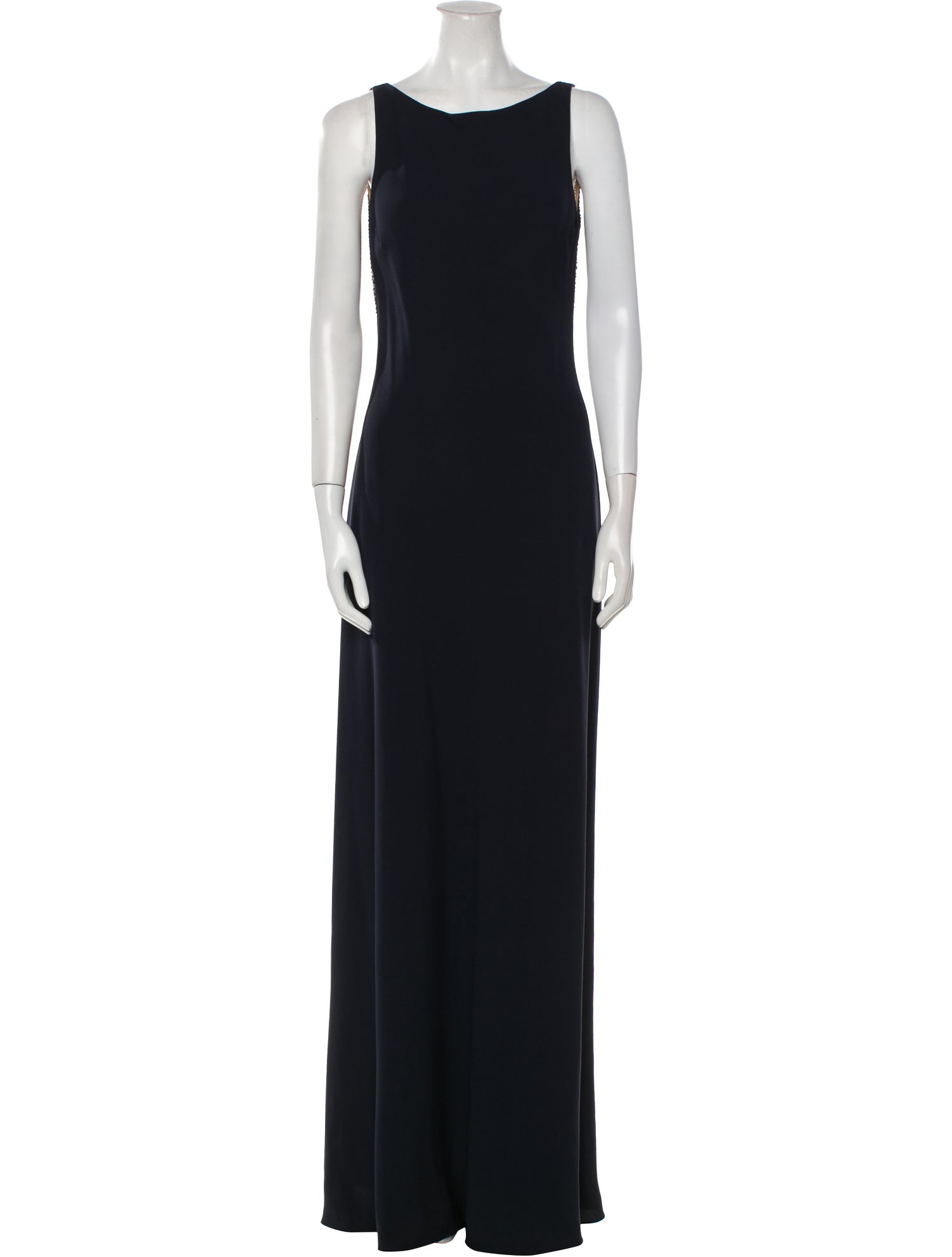 Melinda Eng Scoop Neck Long Dress