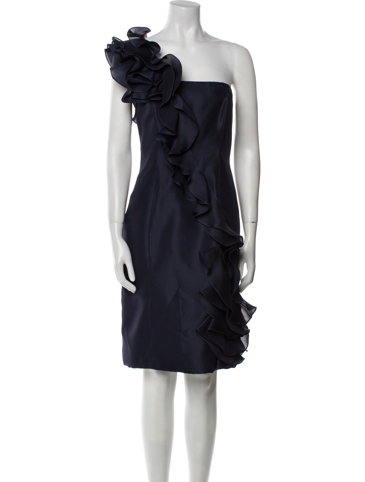 Melinda Eng Silk Knee-Length Dress w/ Tags