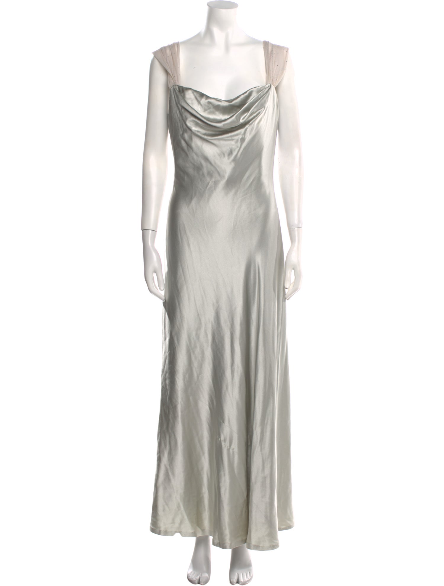 Melinda Eng Satin Long Dress