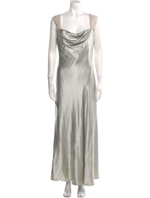 Melinda Eng Satin Long Dress