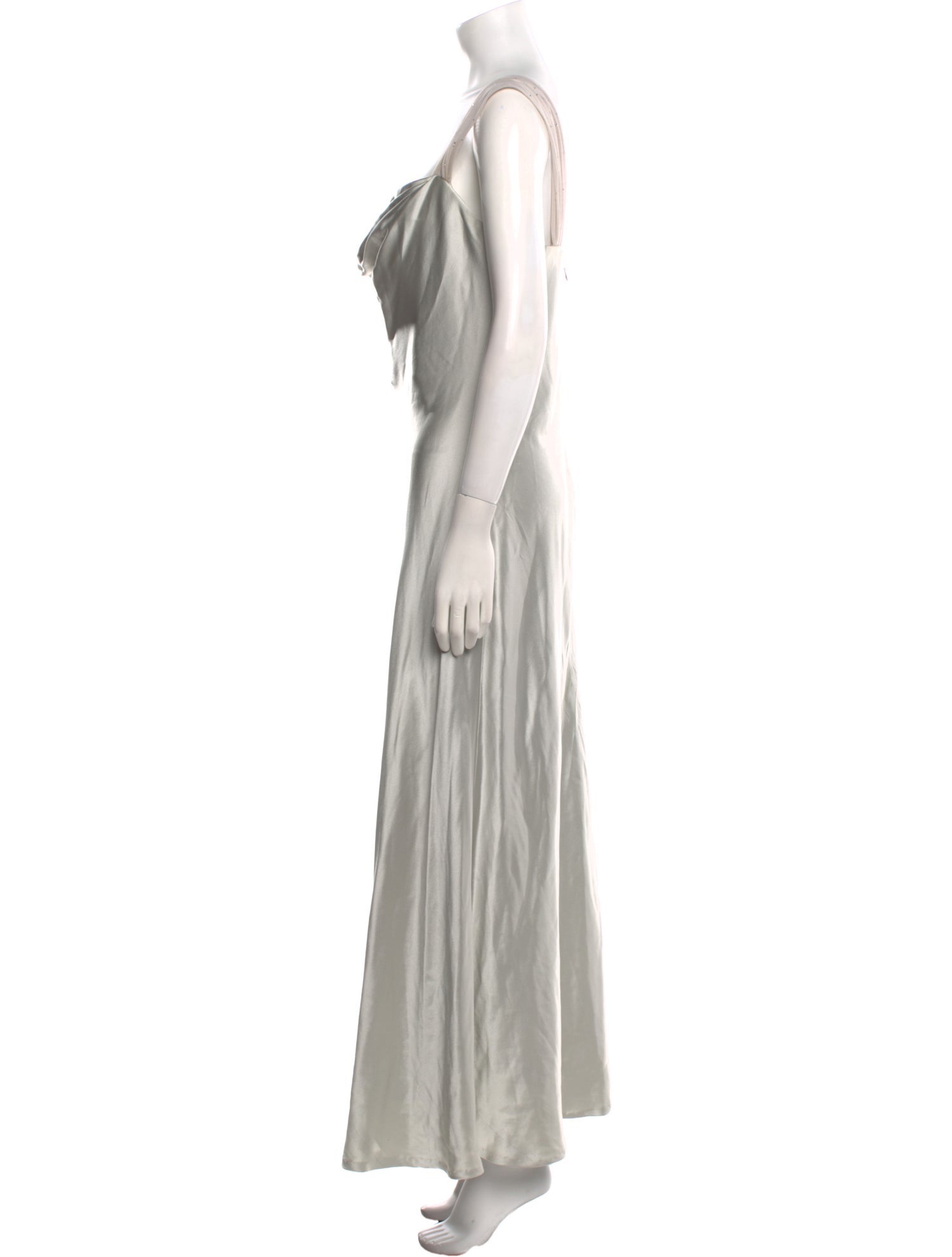 Melinda Eng Satin Long Dress
