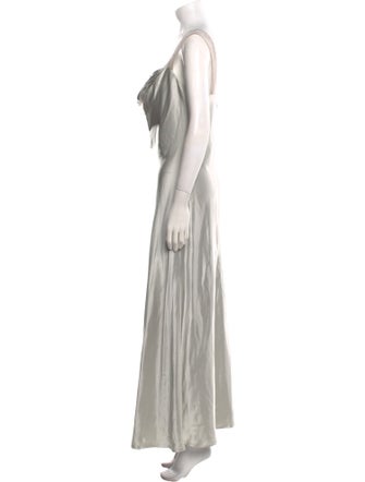 Melinda Eng Satin Long Dress