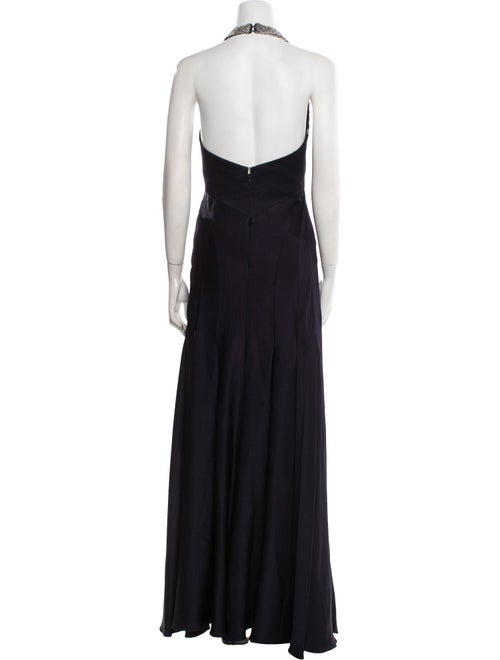 Melinda Eng Halterneck Long Dress