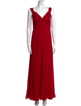 Melinda Eng Silk Long Dress