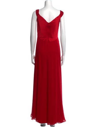 Melinda Eng Silk Long Dress