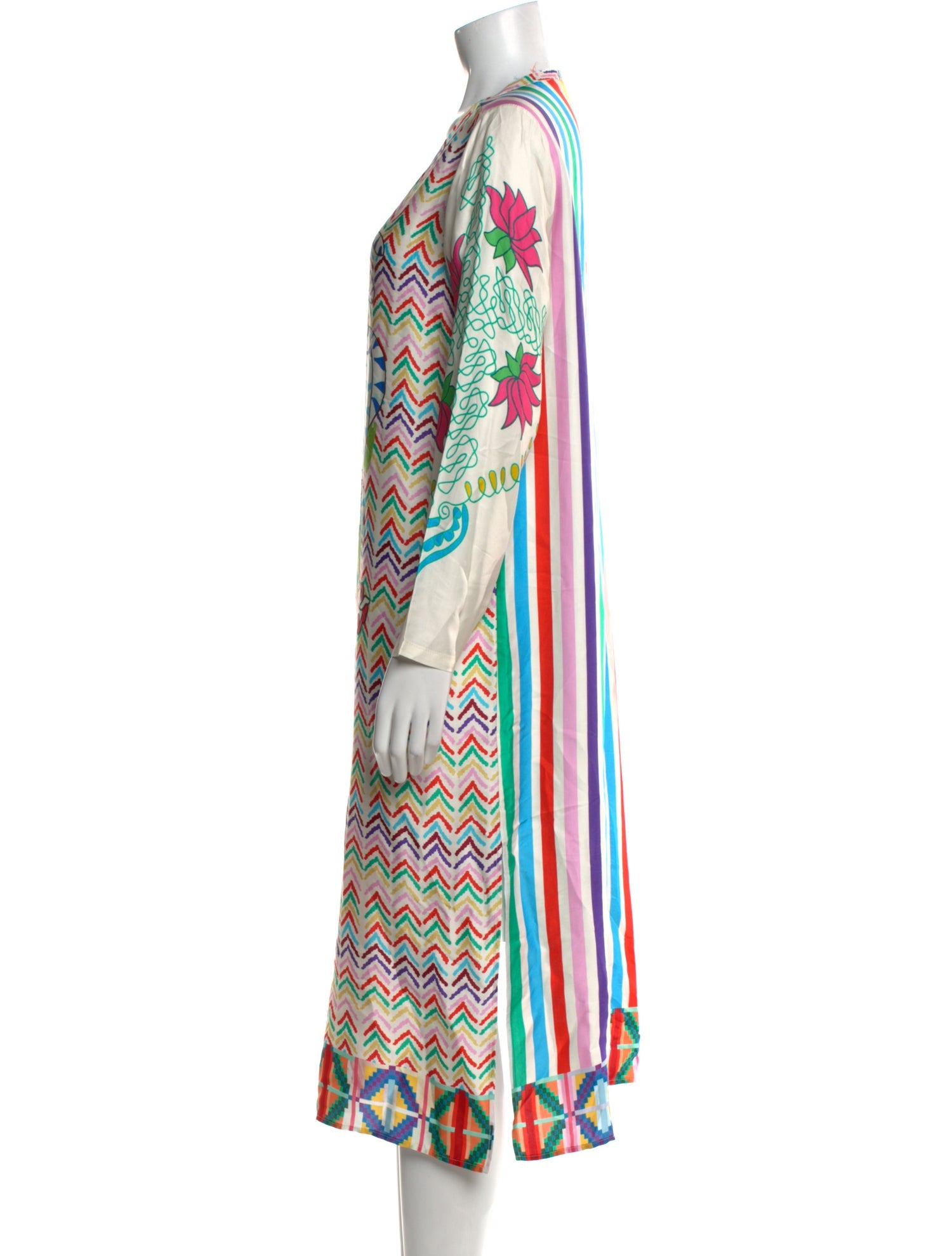 Me369 Printed Long Dress