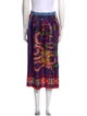 Me369 Printed Midi Length Skirt