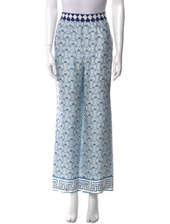 Me369 Printed Wide Leg Pants