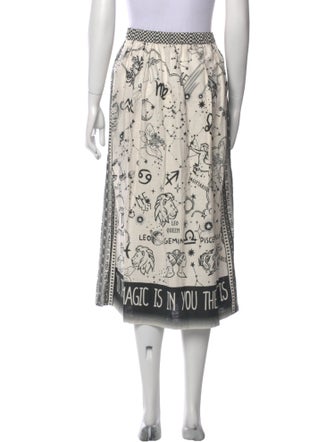 Me369 Linen Midi Length Skirt