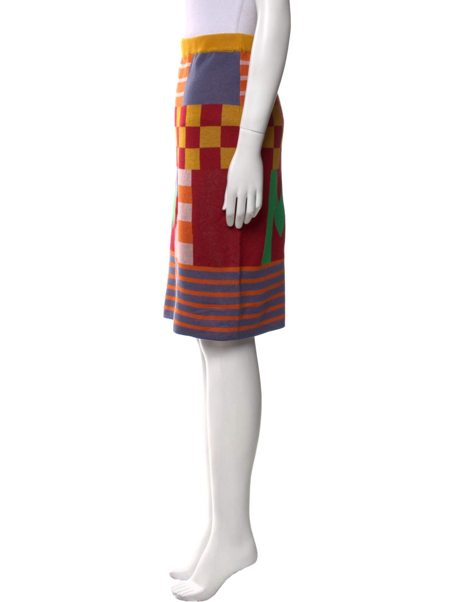 Me369 Printed Knee-Length Skirt w/ Tags