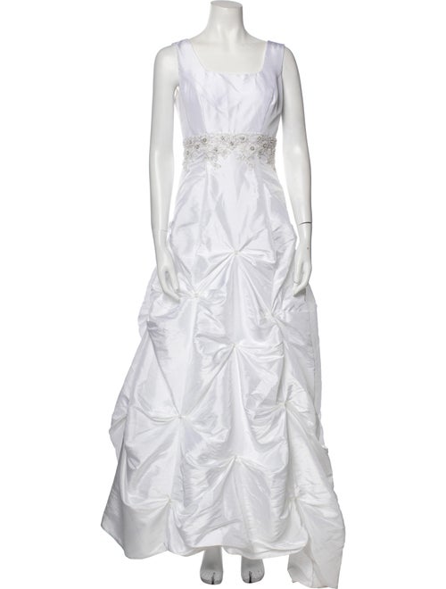 Magali Evening Square Neckline Long Dress