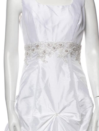 Magali Evening Square Neckline Long Dress