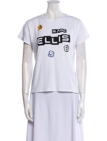 Marc Ellis Tops Graphic Print Crew Neck T-Shirt S