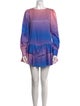 Marc Ellis Tie-Dye Print Crew Neck Romper