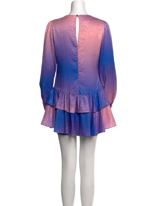 Marc Ellis Tie-Dye Print Crew Neck Romper