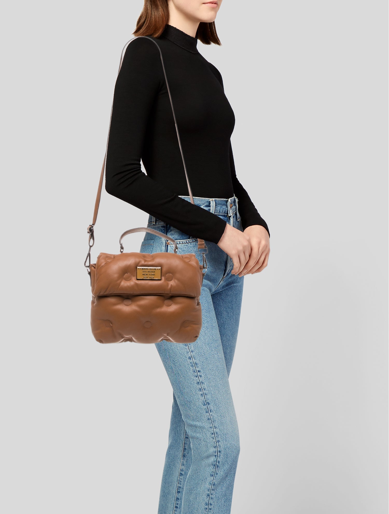 Marc Ellis Leather Top Handle Bag