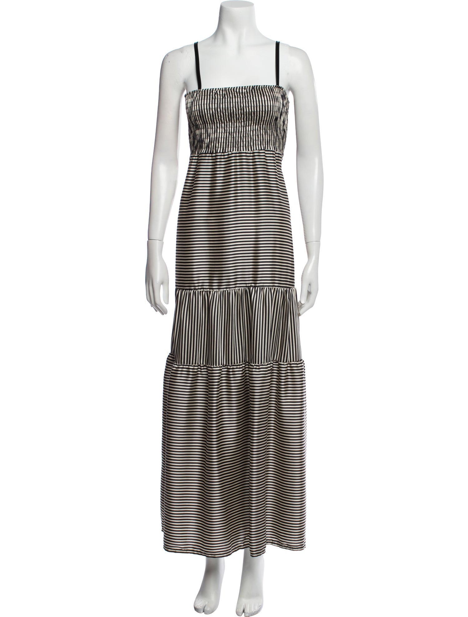 Marc Ellis Striped Long Dress