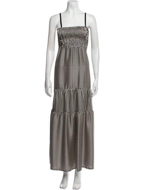 Marc Ellis Striped Long Dress