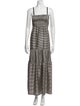 Marc Ellis Striped Long Dress