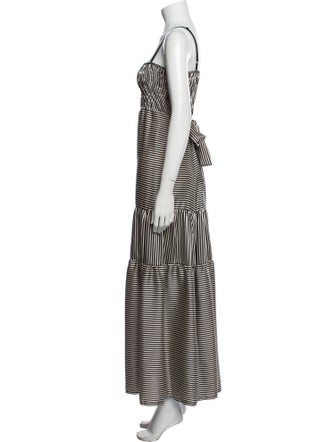 Marc Ellis Striped Long Dress