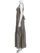 Marc Ellis Striped Long Dress
