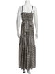 Marc Ellis Striped Long Dress