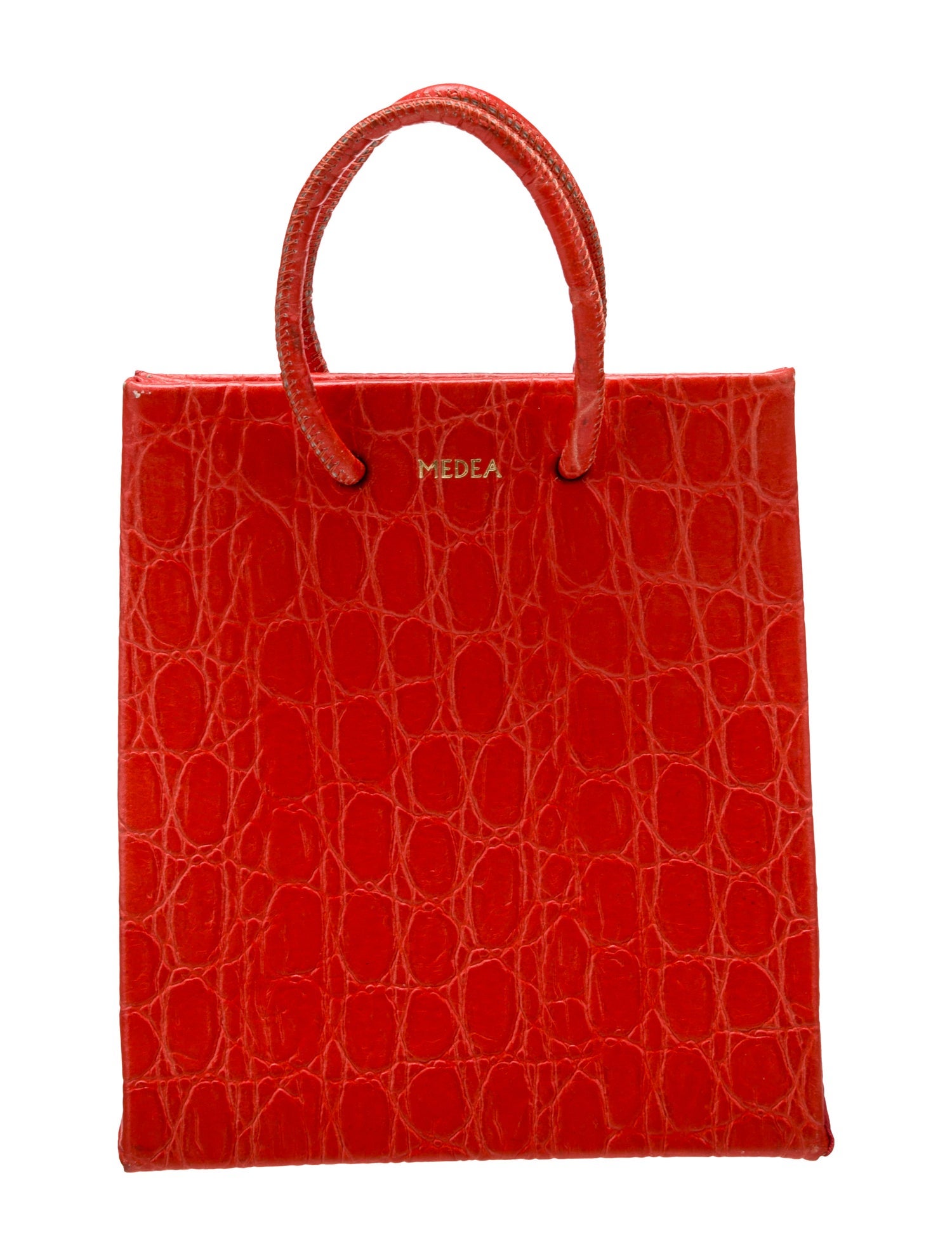 Medea Leather Top Handle Bag