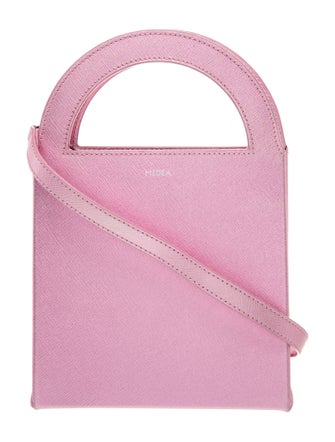 Medea Saffiano Leather Top Handle Bag