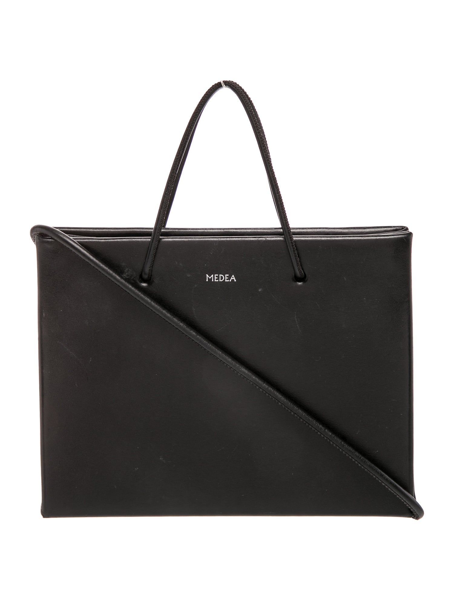 Medea Leather Top Handle Bag