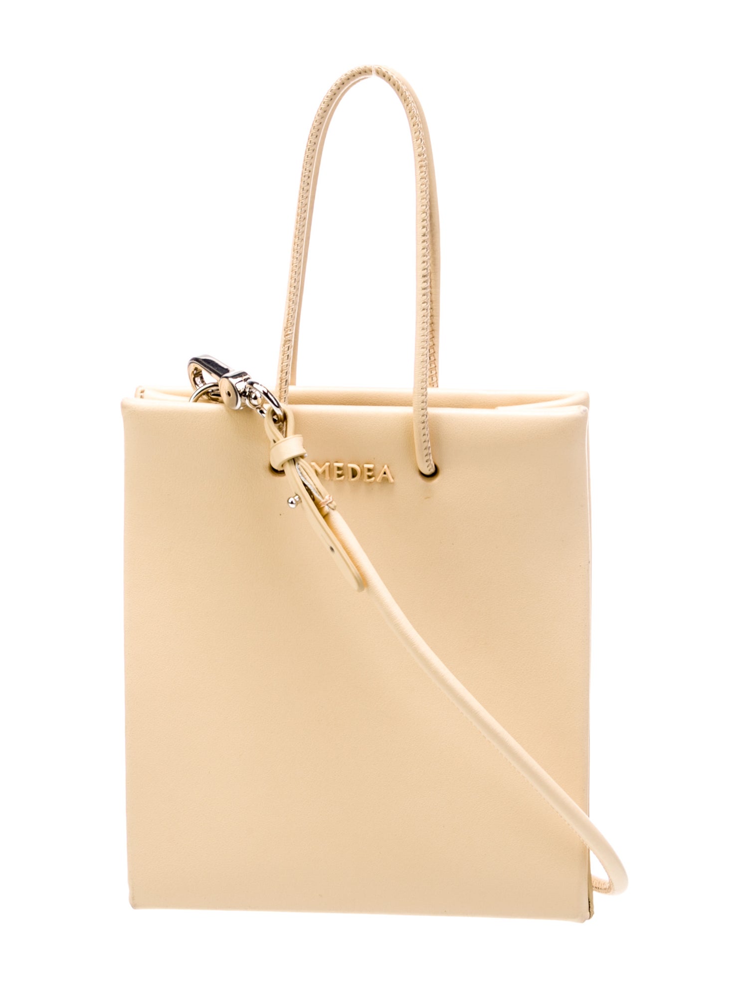 Medea Leather Top Handle Bag