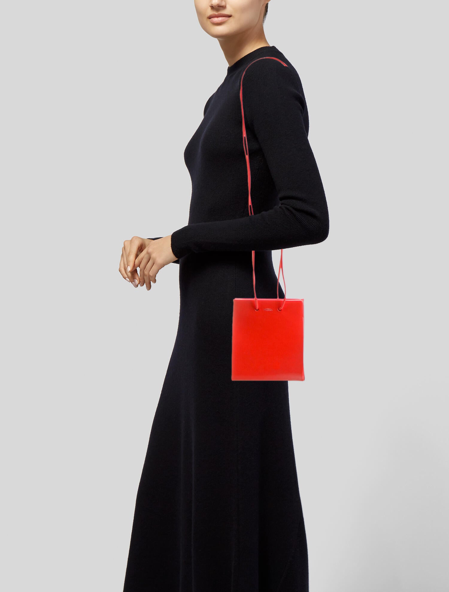 Medea Patent Leather Garment Bag