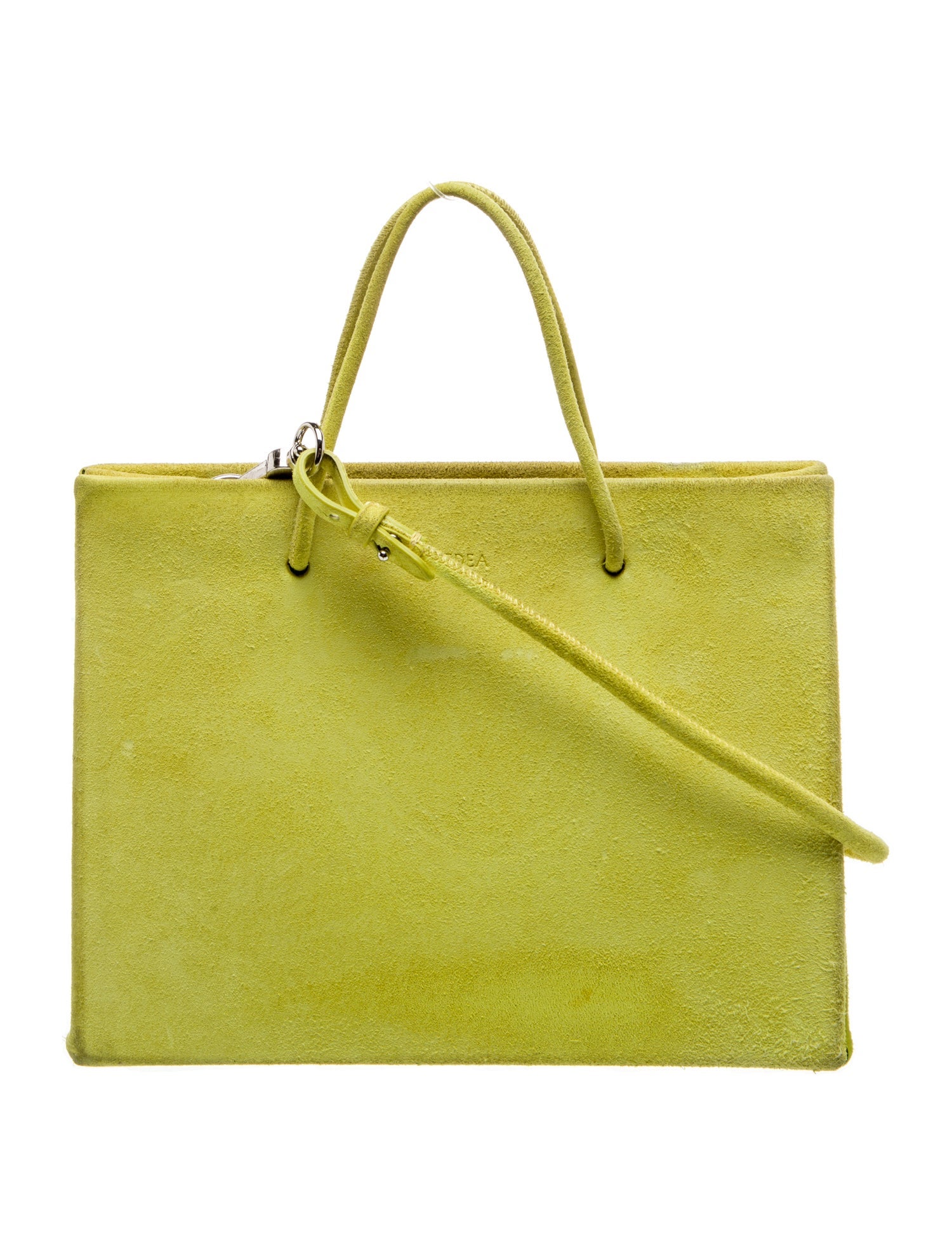 Medea Suede Top Handle Bag