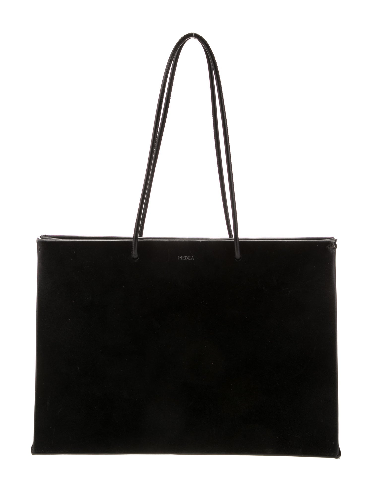 Medea Leather Top Handle Bag