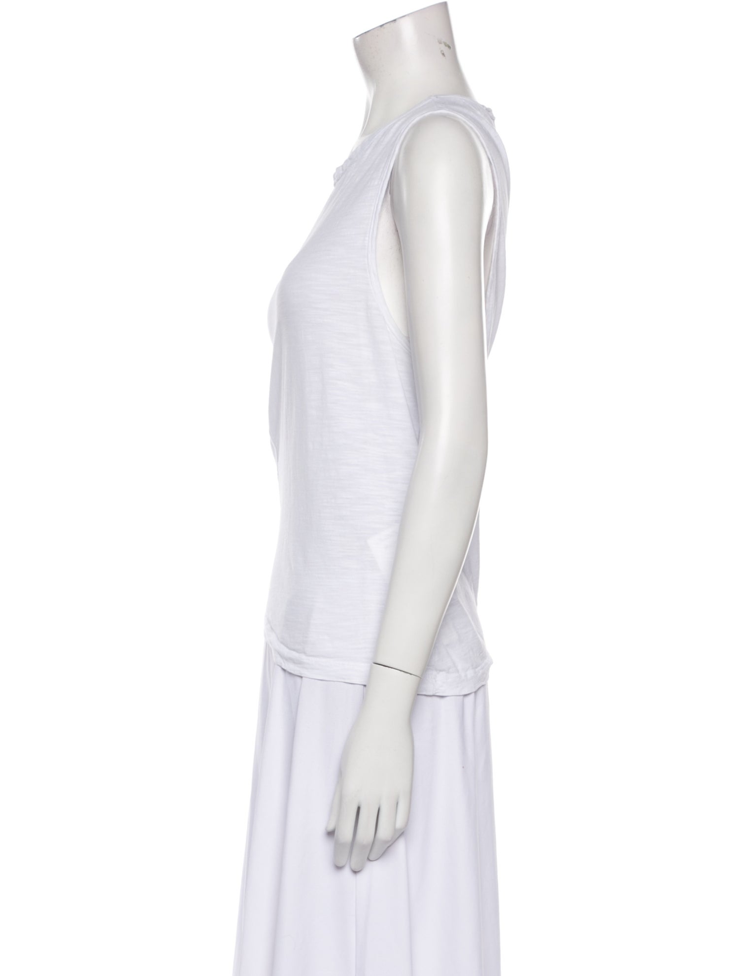 ME+EM Crew Neck Sleeveless Top