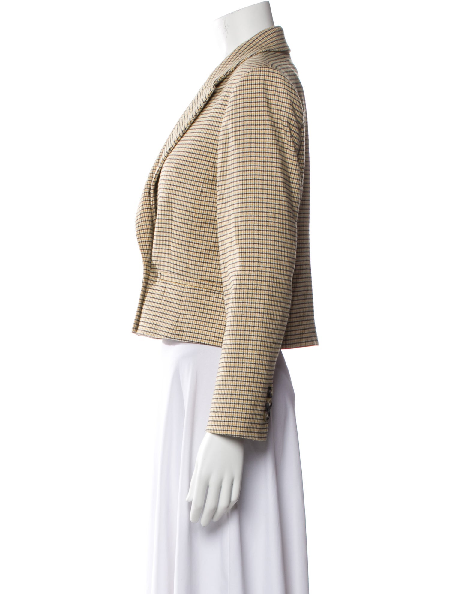 ME+EM Houndstooth Print Blazer