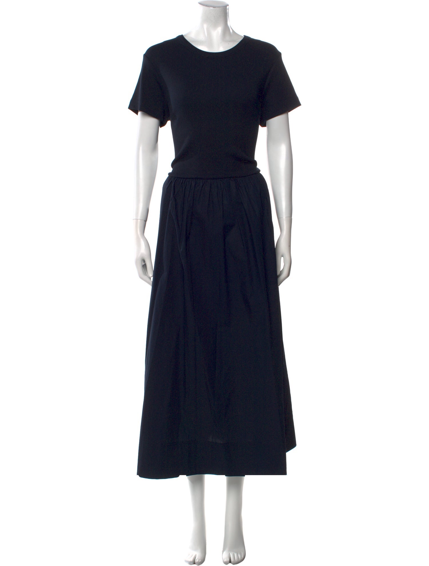 ME+EM Crew Neck Long Dress