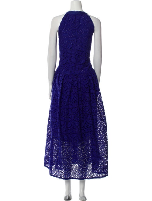 ME+EM Lace Pattern Long Dress