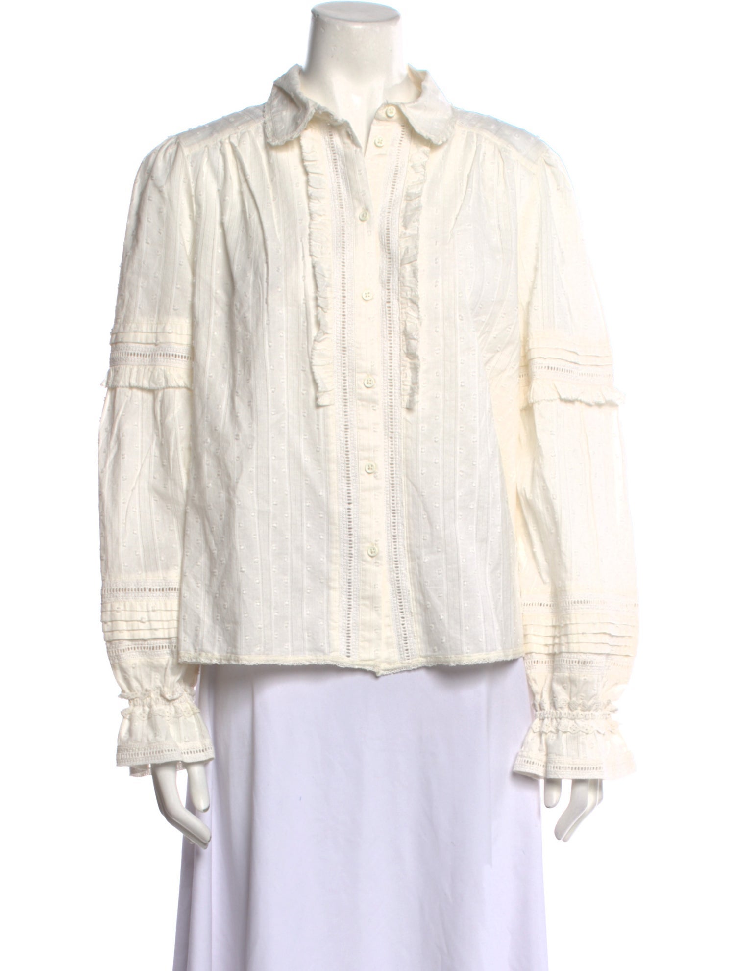 ME+EM Long Sleeve Button-Up Top w/ Tags