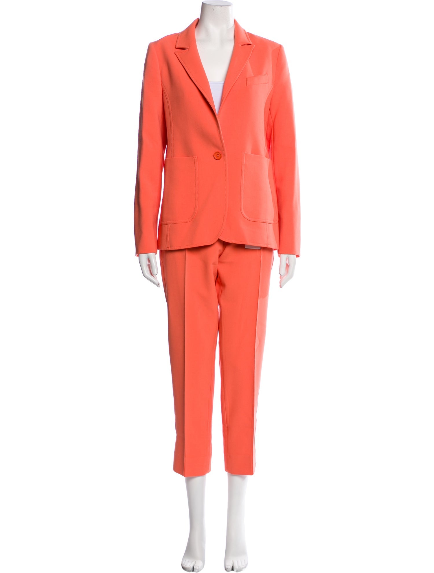 ME+EM Pleated Accents Pantsuit