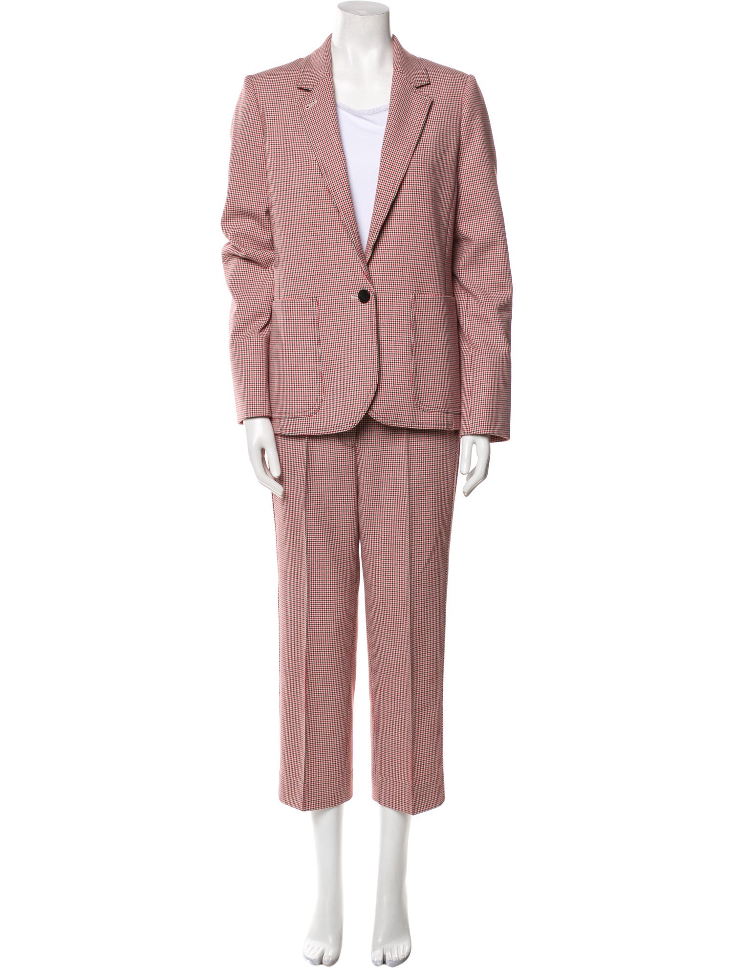 ME+EM Plaid Print Pantsuit