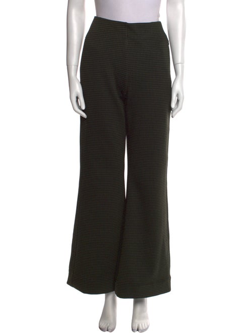 ME+EM Houndstooth Print Wide Leg Pants